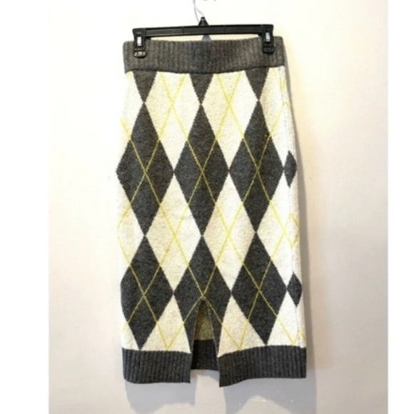 H&M x Pringle of Scotland Jacquard-Knit Skirt eh. - Picture 4 of 16